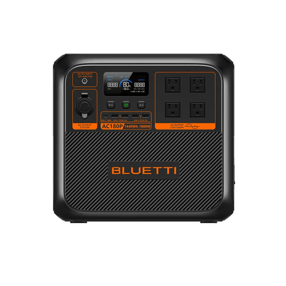 BLUETTI AC180P – Estación de poder portátil 1800 W